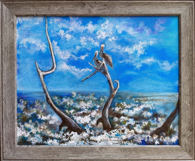 Padre Island by artist Anastasia Shimanskaya